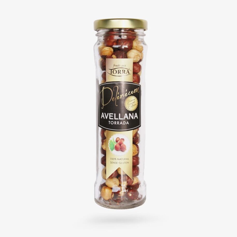 Spanish firewood toasted Hazelnut in a jar CYL Fruits Secs Torra